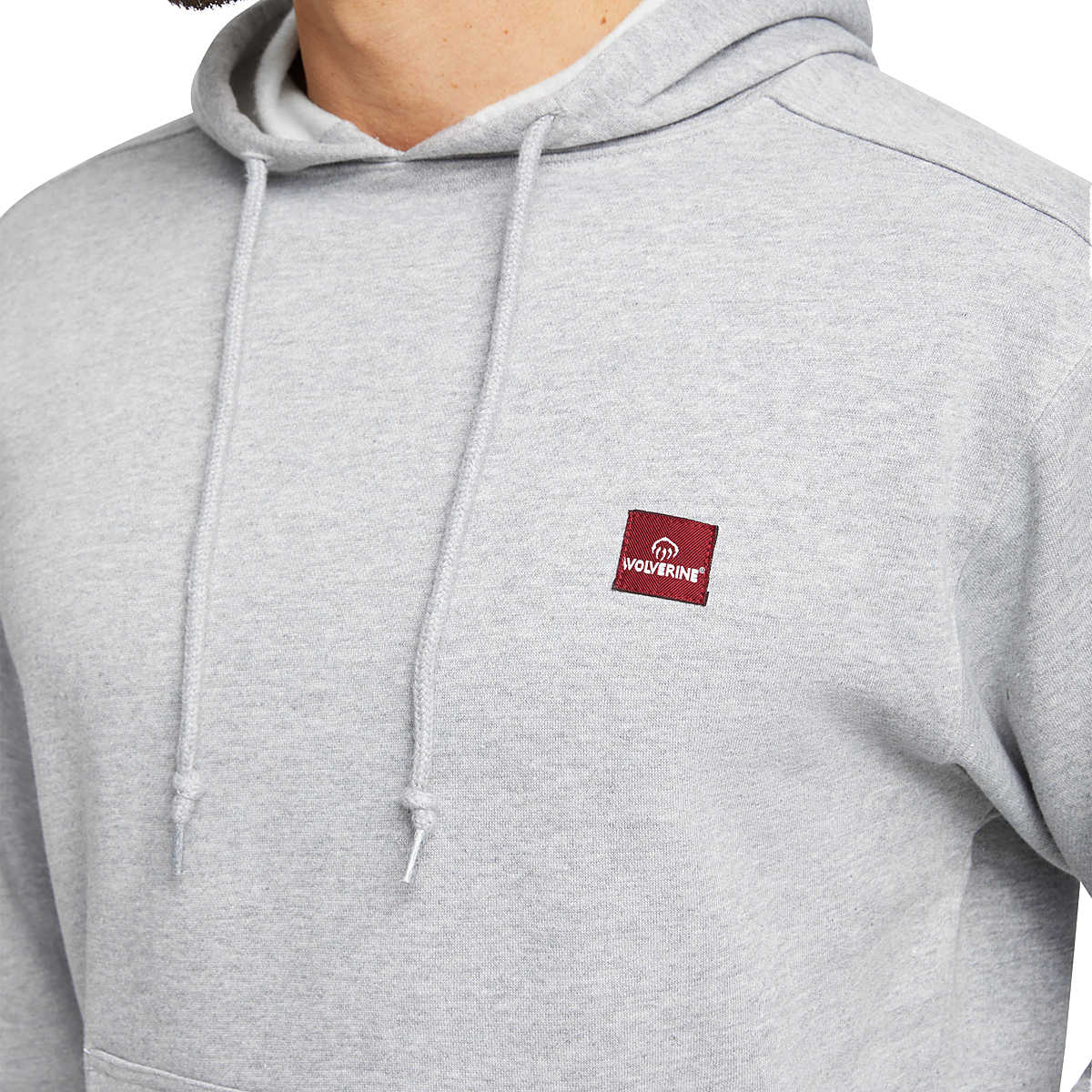 Wolverine Men's Midweight Pullover Hoddy Gray - W1209860-036 - Overlook Boots