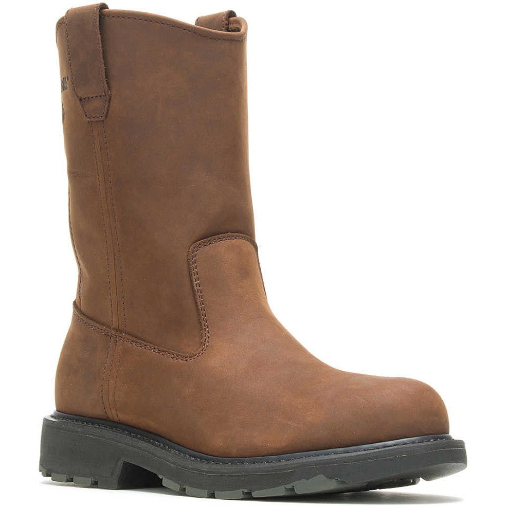 Wolverine Men's DD Steel Toe Wellington Work Boot- Brown- W04707 - Overlook Boots
