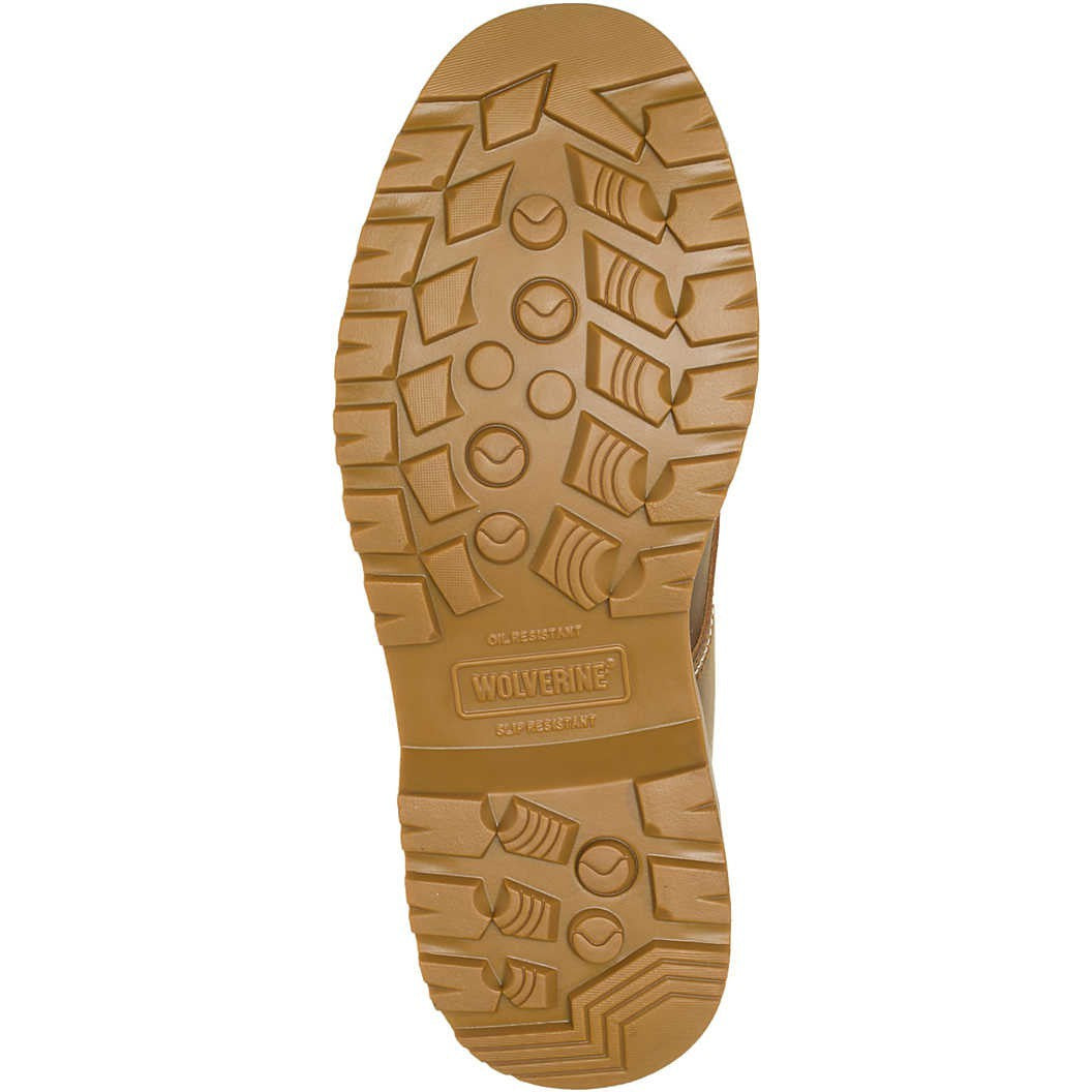 Wolverine Men's Floorhand 6" Moc Toe Waterproof Work Boot- Tan- W080139 - Overlook Boots