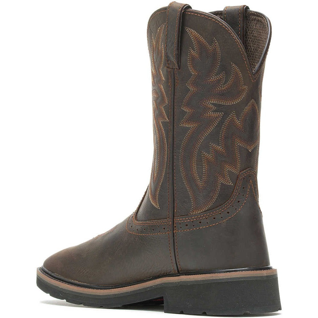 Wolverine Men's Rancher Soft Toe Western Work Boot- Brown/Rust- W10704 - Overlook Boots