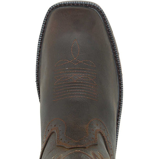Wolverine Men's Rancher Soft Toe Western Work Boot- Brown/Rust- W10704 - Overlook Boots
