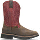 Wolverine Men's Rancher Steel Toe Waterproof Met Guard Wellington Western Work Boot - Brown/Red - W10929 - Overlook Boots
