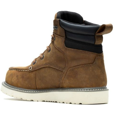Wolverine Men's Trade Wedge 6" Steel Toe Waterproof Work Boot - Brown - W230042 - Overlook Boots