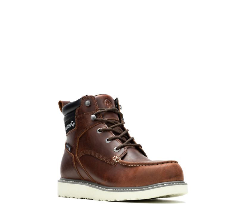 Wolverine Men's Trade Wedge Steel Toe Waterproof Work Boot - Rust - W230056 - Overlook Boots