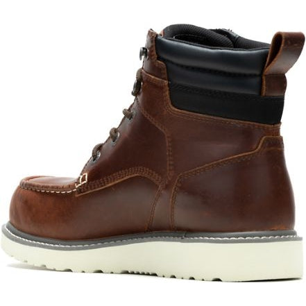 Wolverine Men's Trade Wedge Steel Toe Waterproof Work Boot - Rust - W231117 - Overlook Boots