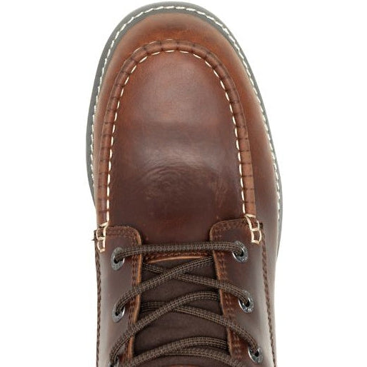 Wolverine Men's Trade Wedge Steel Toe Waterproof Work Boot - Rust - W231117 - Overlook Boots