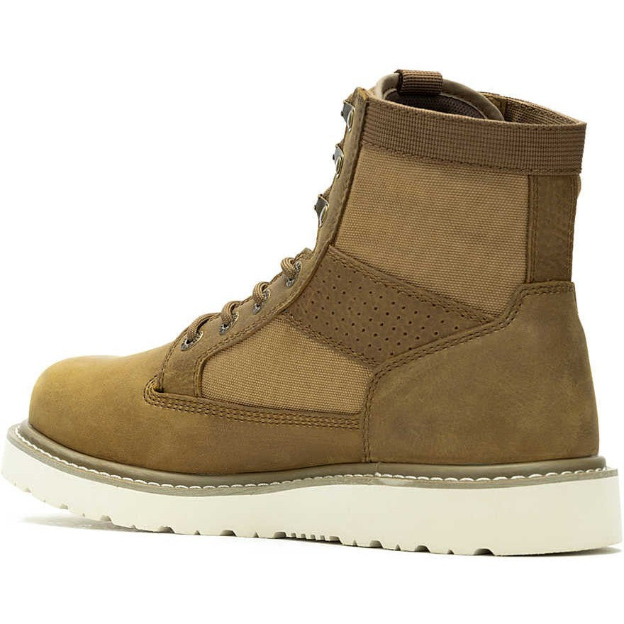 Wolverine Men's Trade Canvas 6" Soft Wedge Unlined Work Boot- Coyote- W240014 - Overlook Boots