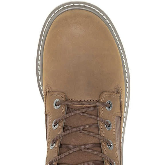 Wolverine Men's Trade Canvas 6" Soft Toe Wedge Unlined Work Boot- Brown- W240015 - Overlook Boots