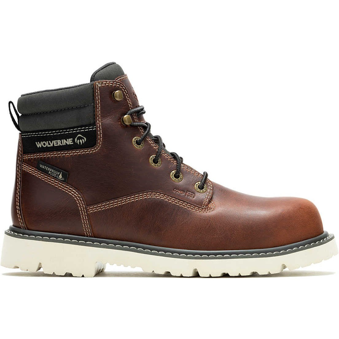 Wolverine Men's Revival 6" Composite Toe Waterproof Work Boot- Rust- W241016 7 / Medium / Rust - Overlook Boots