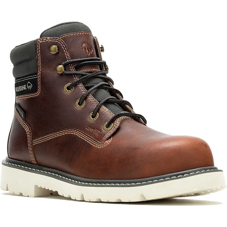 Wolverine Men's Revival 6" Composite Toe Waterproof Work Boot- Rust- W241016 - Overlook Boots