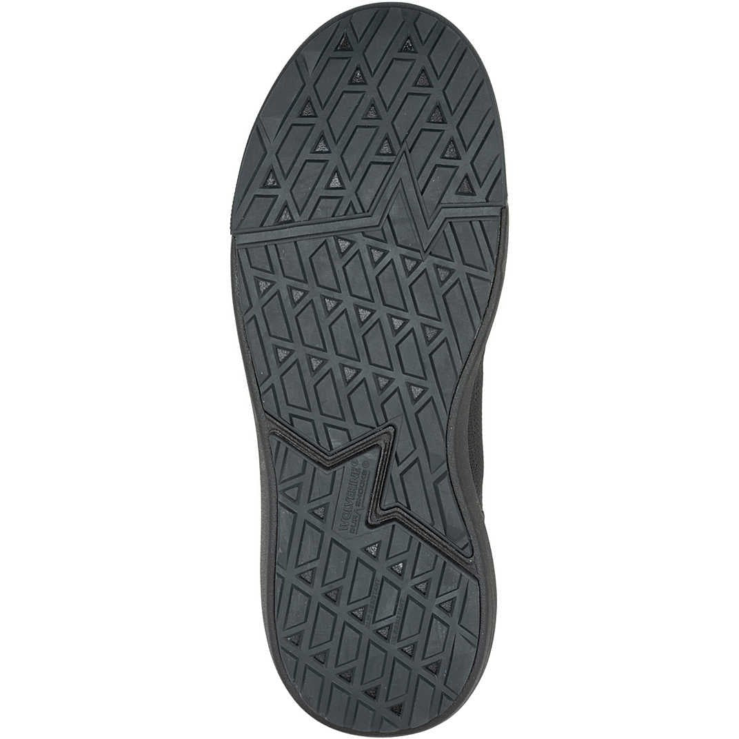 Wolverine Men's Dart Knit Durashocks Composite Toe Work Shoe- Blackout- W241028 - Overlook Boots