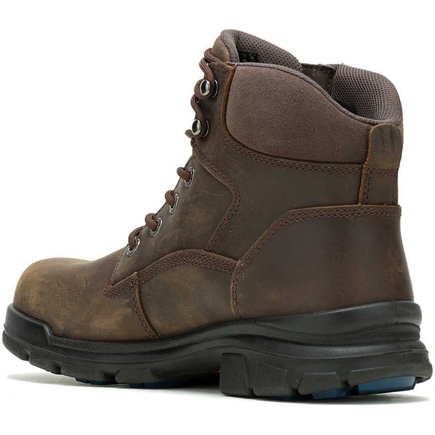 Wolverine Men's Durashocks Slip Resistant Icon 6" Composite Toe Waterproof Work Boot -Brown- W241097 - Overlook Boots