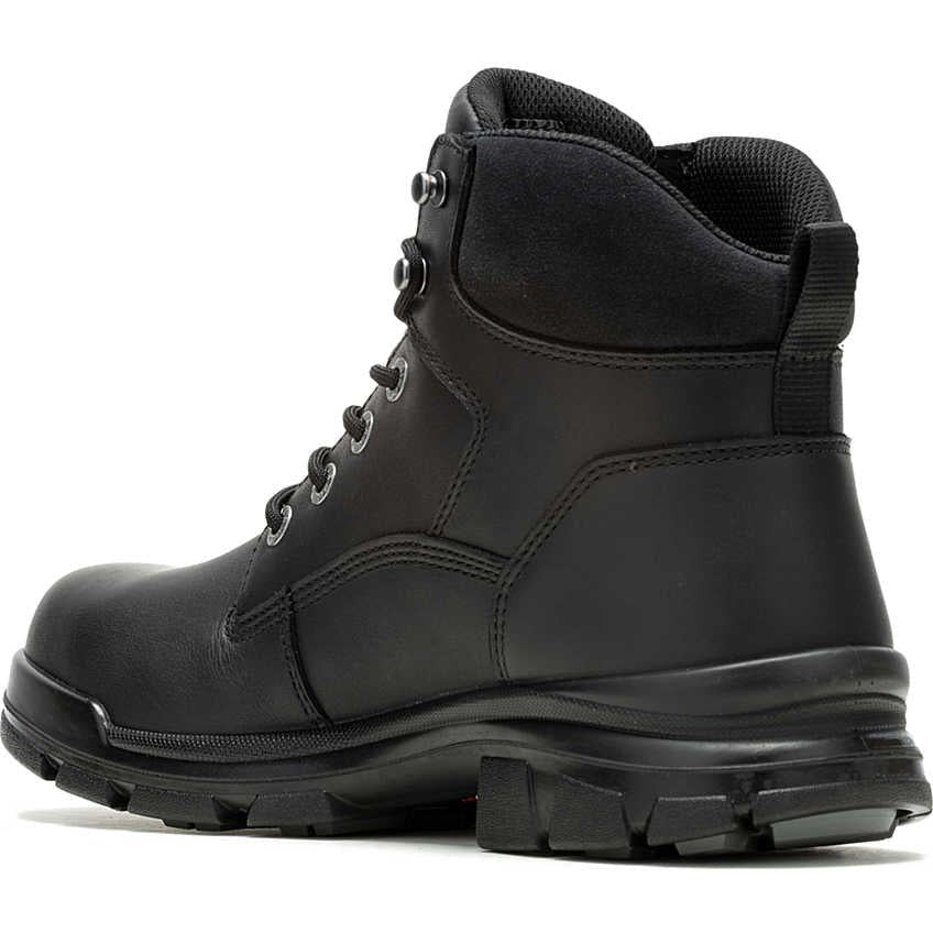 Wolverine Men's Durashocks Slip Resistant Icon 6" Composite Toe Waterproof Work Boot -Black- W241098 - Overlook Boots