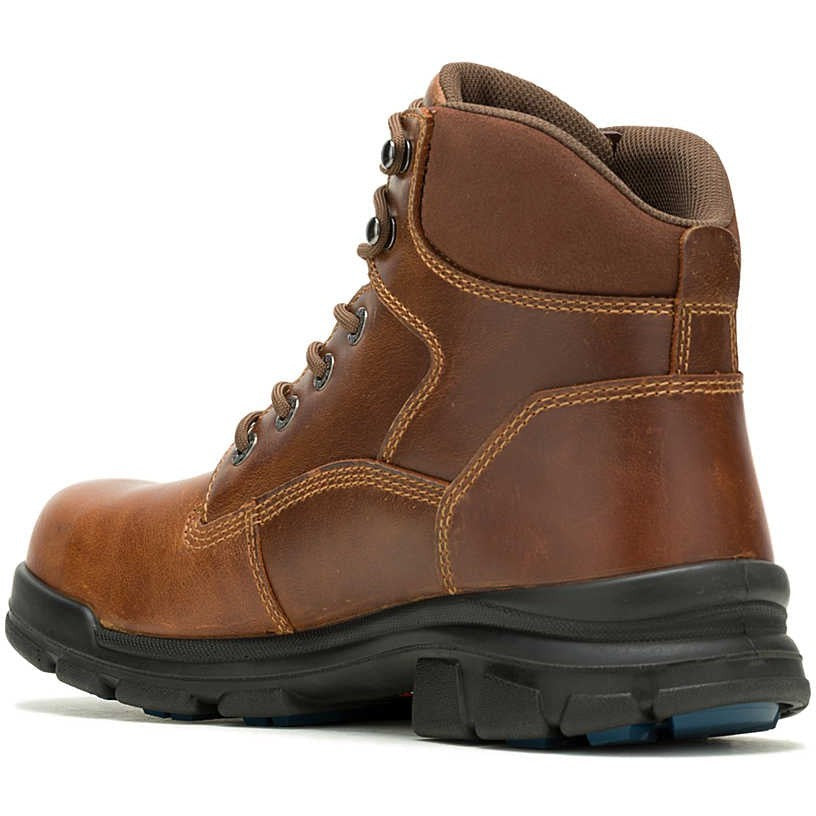Wolverine Men's Durashocks Slip Resistant Icon 6" Soft Toe Waterproof Work Boot -Tan- W240026 - Overlook Boots