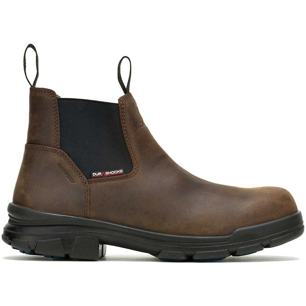 Wolverine Men's Durashocks Icon Composite Toe Waterproof Romeo Work Boot -Brown- W241102 - Overlook Boots