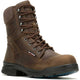Wolverine Men's Durashocks Slip Resistant Icon 8" Soft Toe Waterproof Work Boot -Brown- W240029 7 / Medium / Black - Overlook Boots