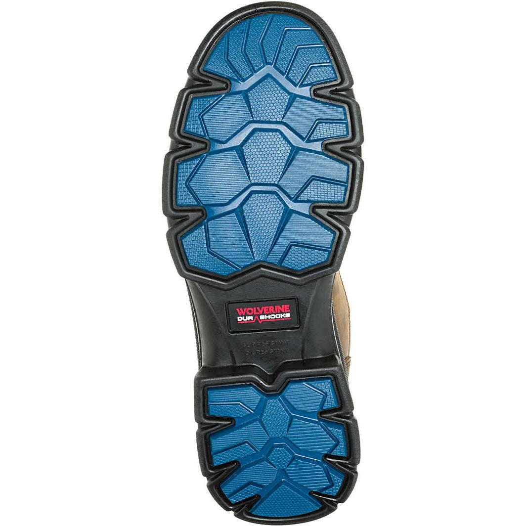 Wolverine Men's Durashocks Slip Resistant Icon 8" Composite Toe Waterproof Work Boot -Brown- W241103 - Overlook Boots