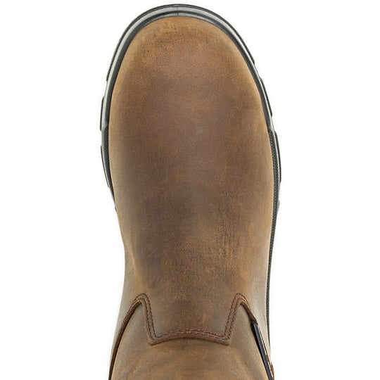 Wolverine Men's Durashocks Icon Composite Toe Waterproof Wellington Work Boot -Brown- W241104 - Overlook Boots