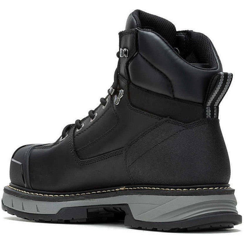 Wolverine Men's Reforce Heavy Duty 6" Composite Toe Waterproof Work Boot Black W241112 - Overlook Boots