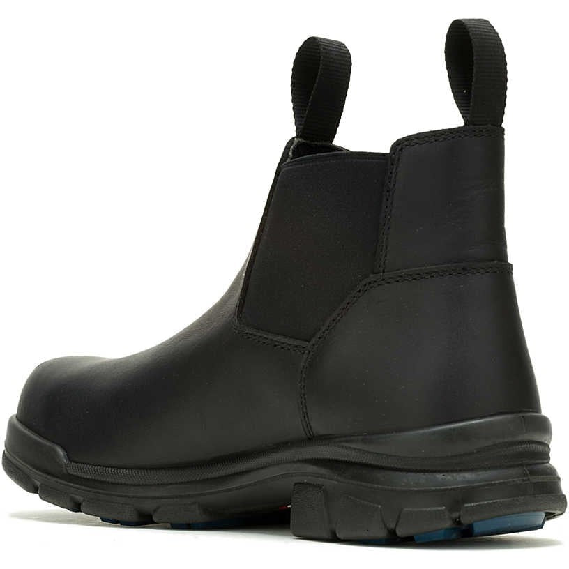 Wolverine Men's Durashocks Icon Soft Toe Waterproof Romeo Work Boot -Black- W240046 - Overlook Boots
