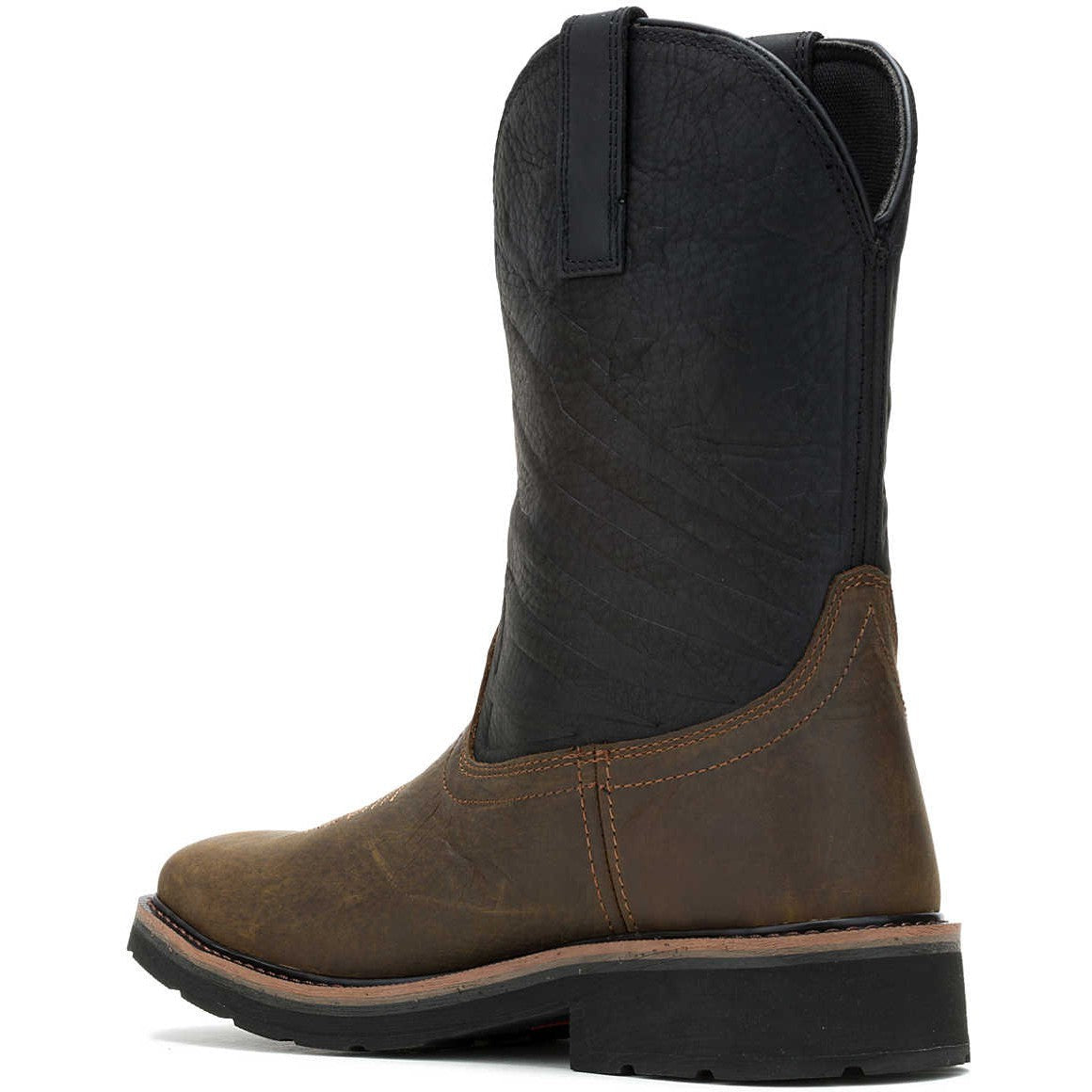 Wolverine Men's Rancher Flag Lx Steel Toe Waterproof Western Work Boot -Black- W241185 - Overlook Boots