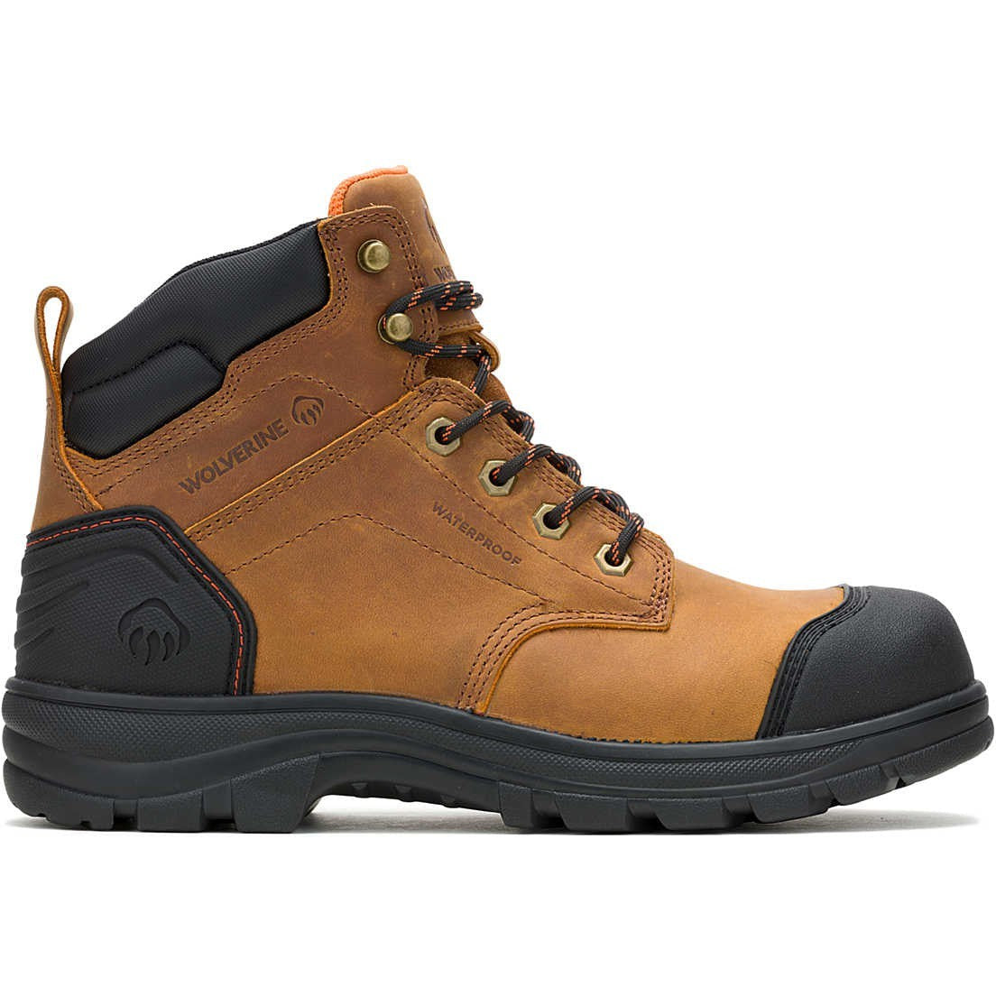 Wolverine Men's Carlsbad 6" Cap Steel Toe Waterproof Work Boot -Tan- W241186 - Overlook Boots