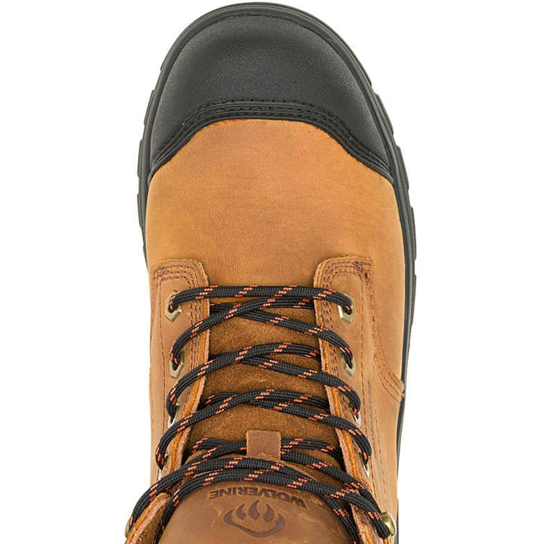 Wolverine Men's Carlsbad 6" Cap Steel Toe Waterproof Work Boot -Tan- W241186 - Overlook Boots