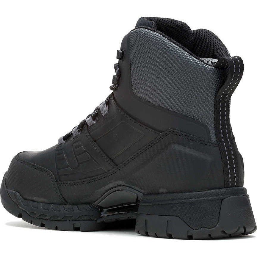 Wolverine Men's Surge Lx 6" Safety Toe Waterproof Composite Toe Work Boot -Black- W241187 - Overlook Boots