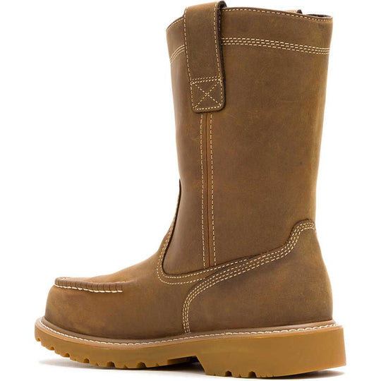 Wolverine Men's Floorhand Steel Toe Waterproof Pull On Wellington Work Boot - Wheat - W241194 - Overlook Boots