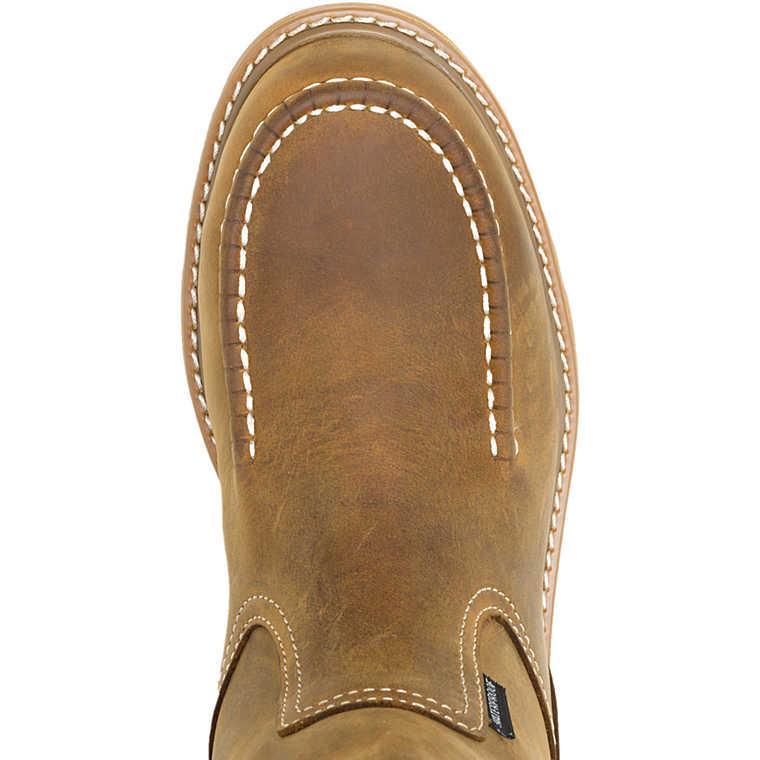 Wolverine Men's Floorhand Steel Toe Waterproof Pull On Wellington Work Boot - Wheat - W241194 - Overlook Boots