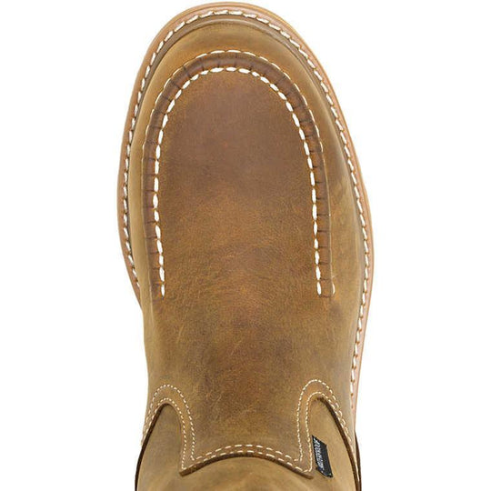Wolverine Men's Floorhand Moc Toe Waterproof Pull On Wellington Work Boot - Wheat - W250029 - Overlook Boots