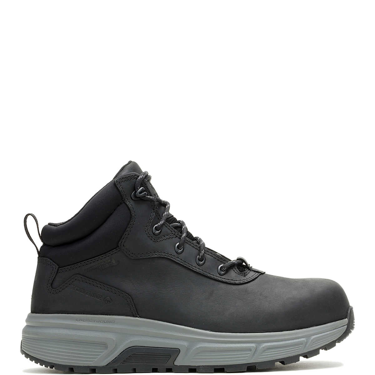 Wolverine Men's Ride Performance Soft Toe Waterproof Mid Wedge Work Boot - Black - W250061 - Overlook Boots