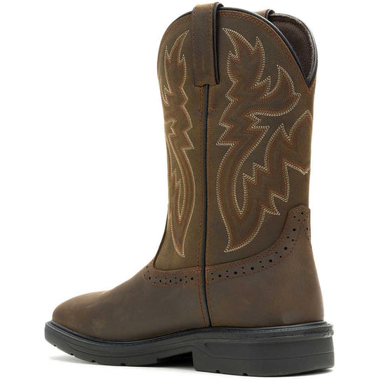 Wolverine Men's Wheatland Pull On Wellington Work Boot - Black - W260004 - Overlook Boots