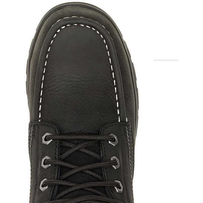 Wolverine Men's Carlsbad 6" Moc Toe Steel Toe Waterproof Work Boot - Black - W251002 - Overlook Boots