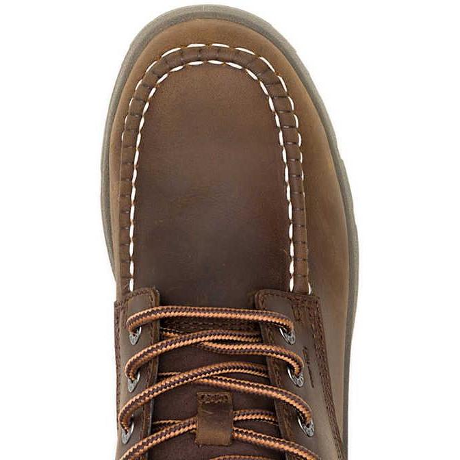 Wolverine Men's Vantage Ft 6" Moc Toe Waterproof Carbonmax Work Boot - Brown - W251007 - Overlook Boots