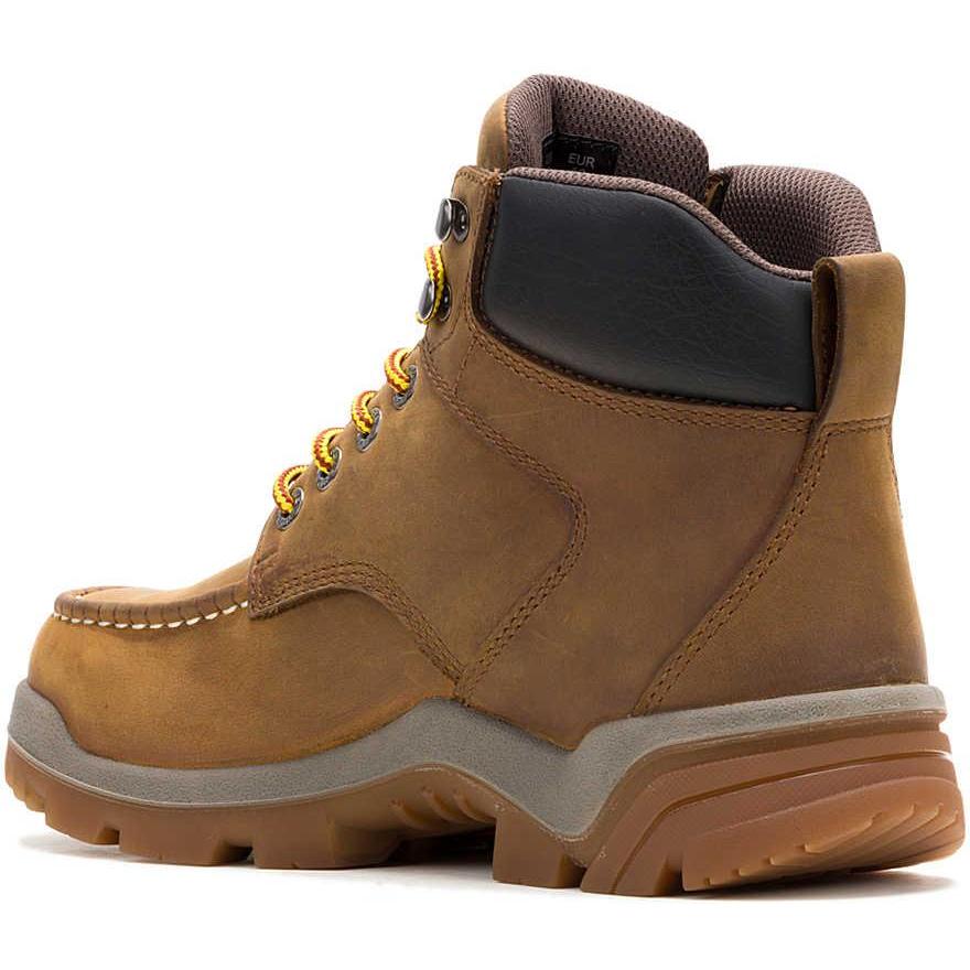 Wolverine Men's Vantage Ft 6" Moc Toe Waterproof Carbonmax Work Boot - Tan - W251037 - Overlook Boots