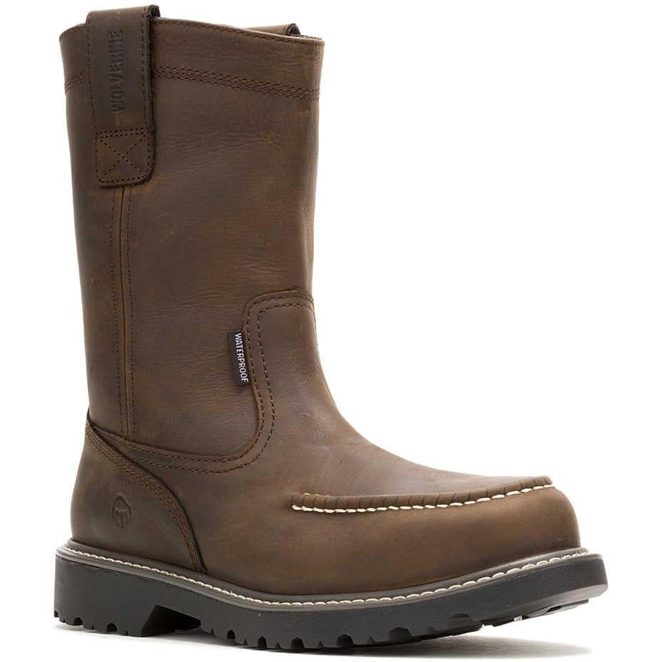 Wolverine Men's Floorhand Steel Toe Waterproof Pull On Wellington Work