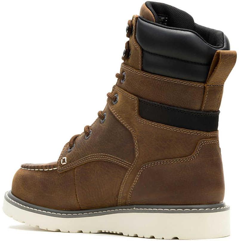 Wolverine Men's Trade 8" Steel Toe Waterproof Wedge Work Boot - Brown - W251055 - Overlook Boots