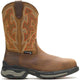 Wolverine Men's Wheatland Pull On Wellington Work Boot - Brown - W261050 - Overlook Boots