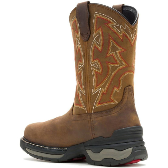 Wolverine Men's Wheatland Pull On Wellington Work Boot - Brown - W261050 - Overlook Boots