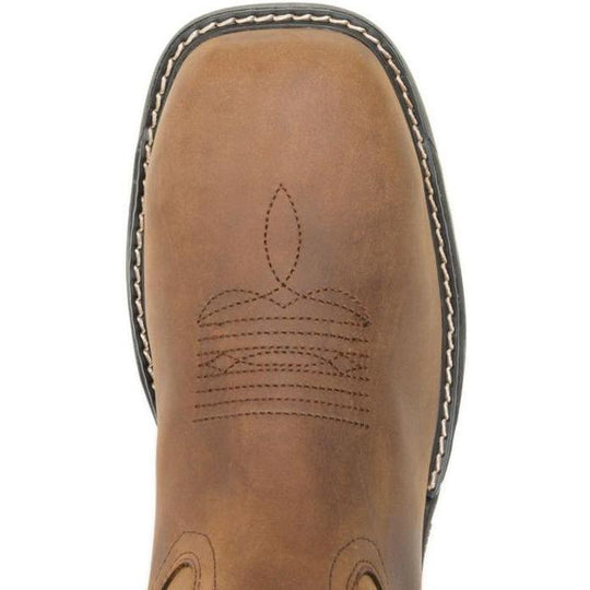Wolverine Men's Wheatland Pull On Wellington Work Boot - Brown - W261050 - Overlook Boots