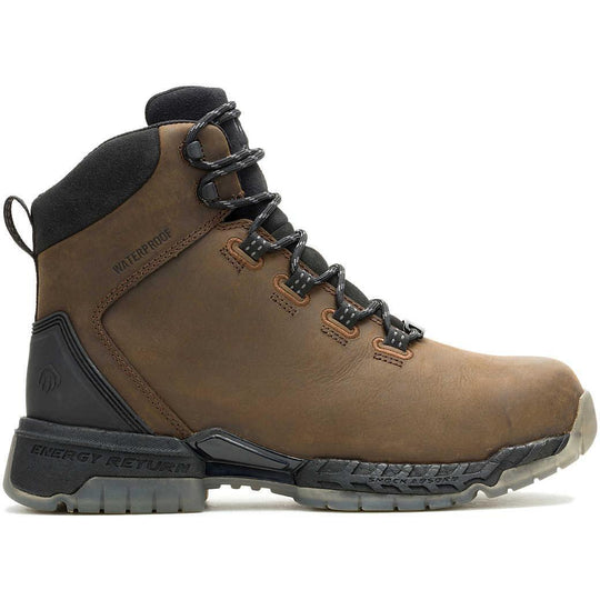 Wolverine Men's I-90 Rush 6" Comp Toe Waterproof Carbonmax Work Boot - Coffee - W251127 - Overlook Boots
