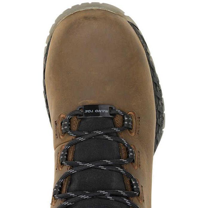 Wolverine Men's I-90 Rush 6" Comp Toe Waterproof Carbonmax Work Boot - Coffee - W251127 - Overlook Boots