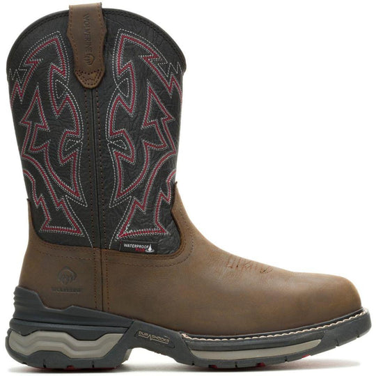 Wolverine Men's Wheatland Pull On Wellington Work Boot - Coyote - W261051 - Overlook Boots