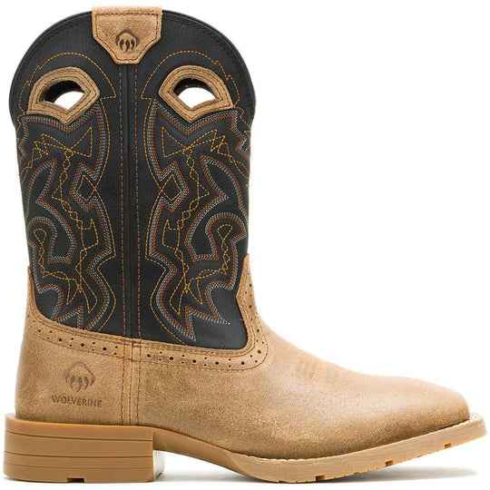 Wolverine Men's Rancher Level Pull On Wellington Work Boot - Coffee - W250069 - Overlook Boots