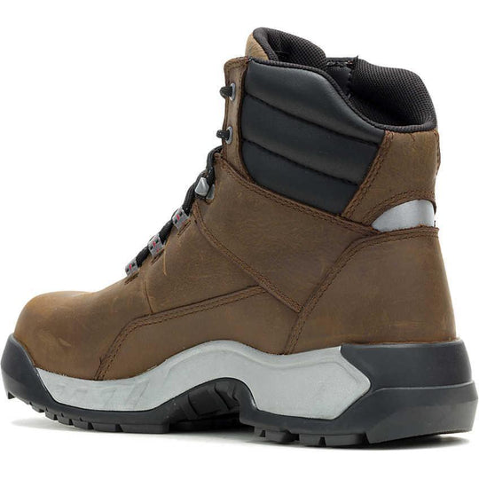 Wolverine Men's Tarmac II 6" Comp Toe Waterproof Reflective Work Boot - Brown - W261025 - Overlook Boots