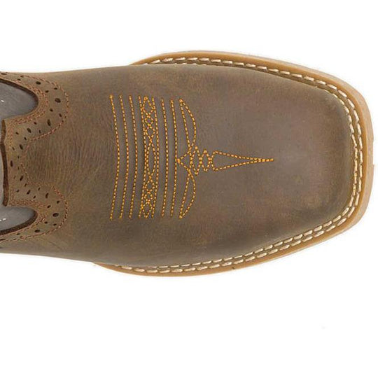 Wolverine Men's Rancher Level Pull On Wellington Work Boot - Brown - W250067 - Overlook Boots