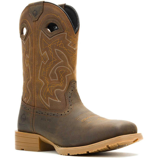 Wolverine Men's Rancher CT Pull On Carbonmax Wellington Work Boot W251109 7.0 / Medium / Tan - Overlook Boots