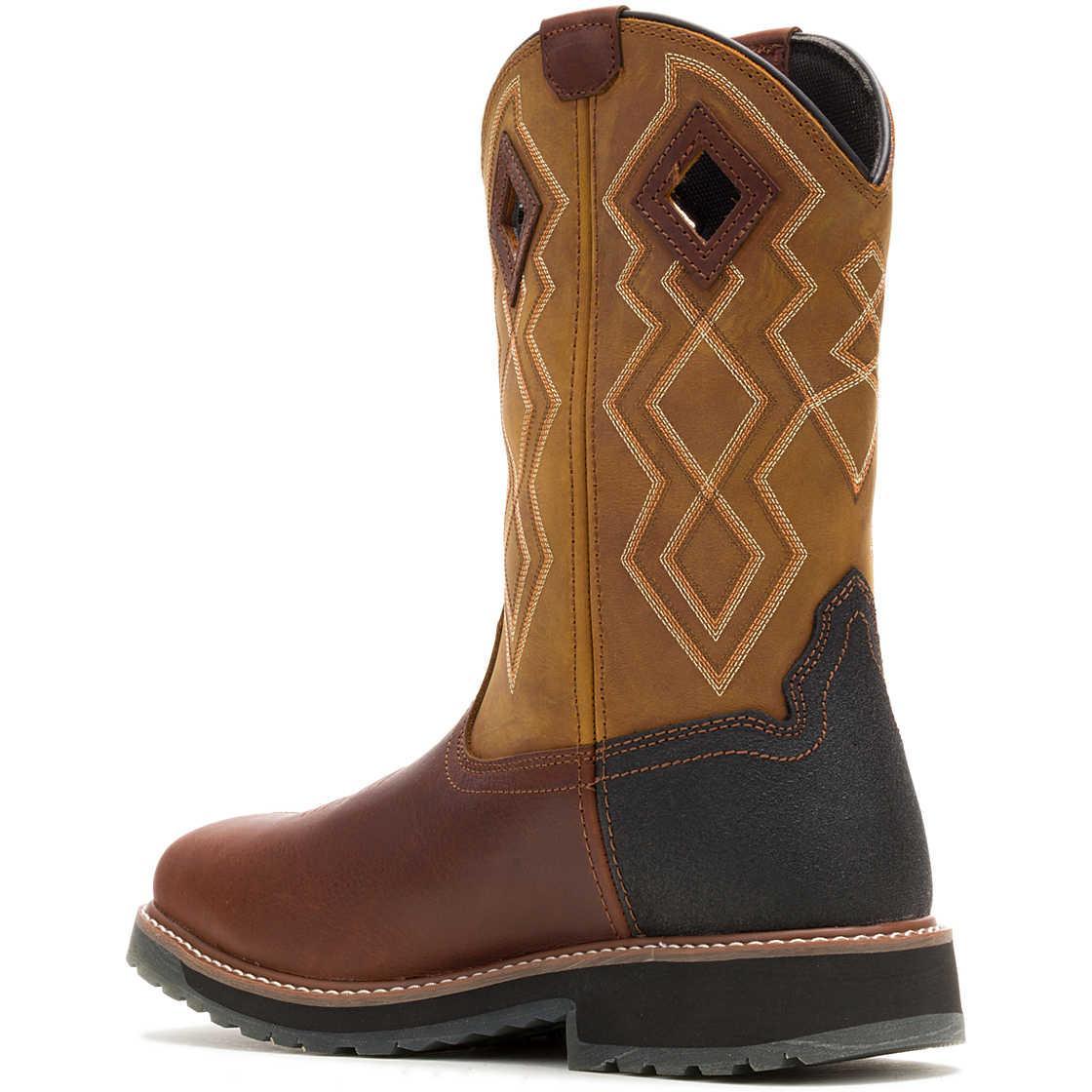 Wolverine Men's Rancher Pro Comp Toe Waterproof Western Work Boot - Cashew - W251013 - Overlook Boots