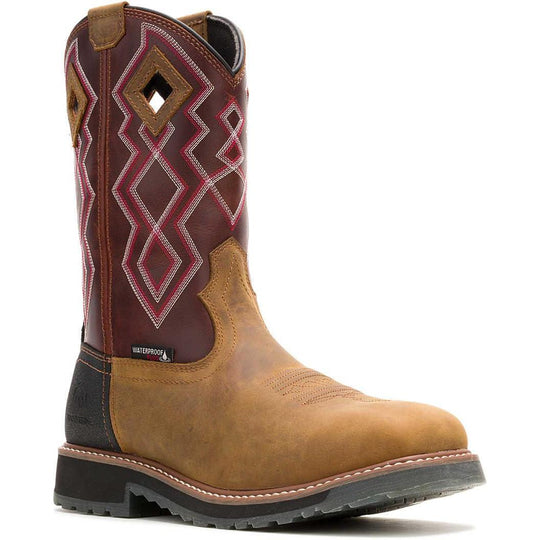 Wolverine Men's Rancher Pro Comp Toe Waterproof Western Work Boot - Rush - W251014 7.0 / Medium / Rush - Overlook Boots